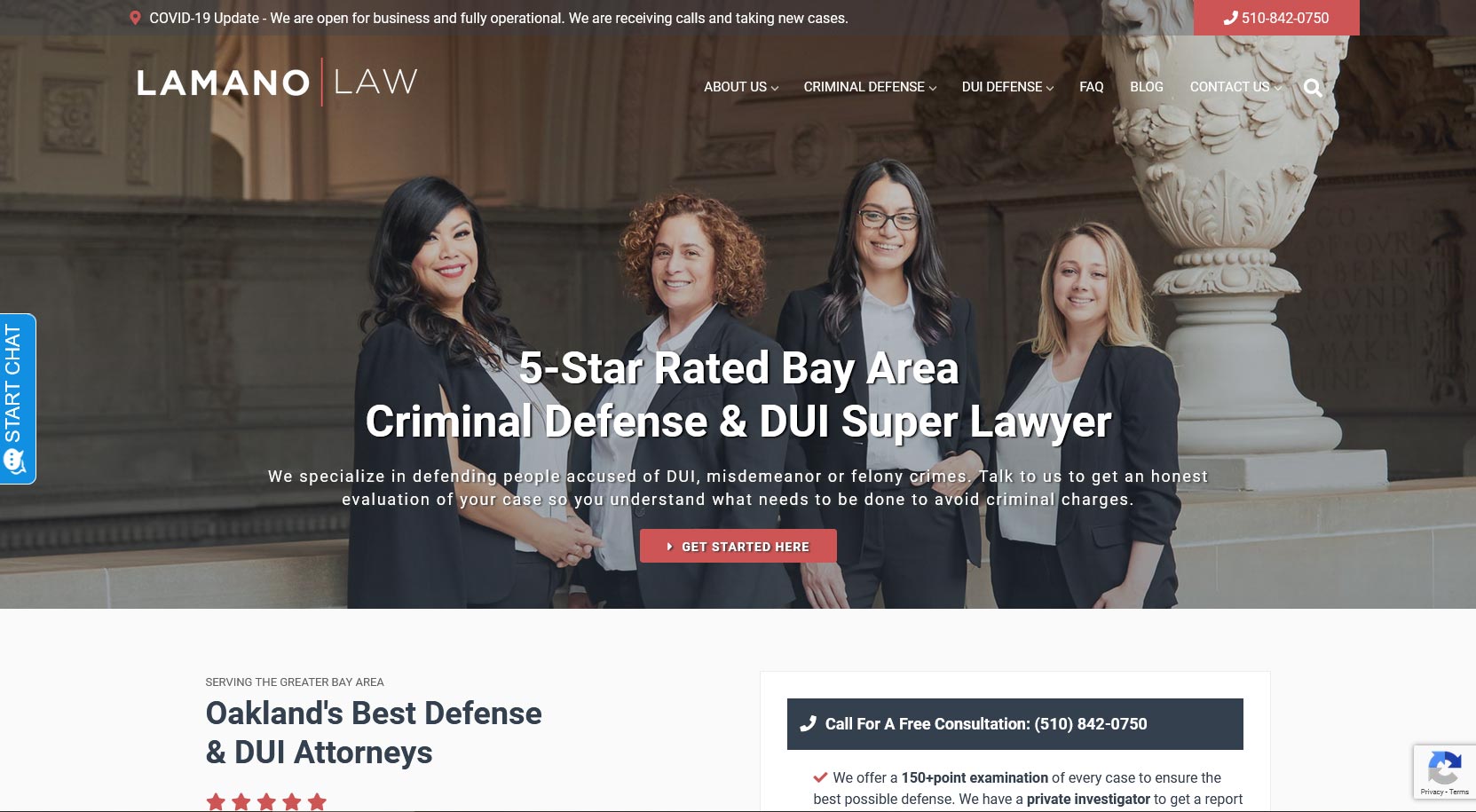 Law Firm Web Design for Defense Attorneys